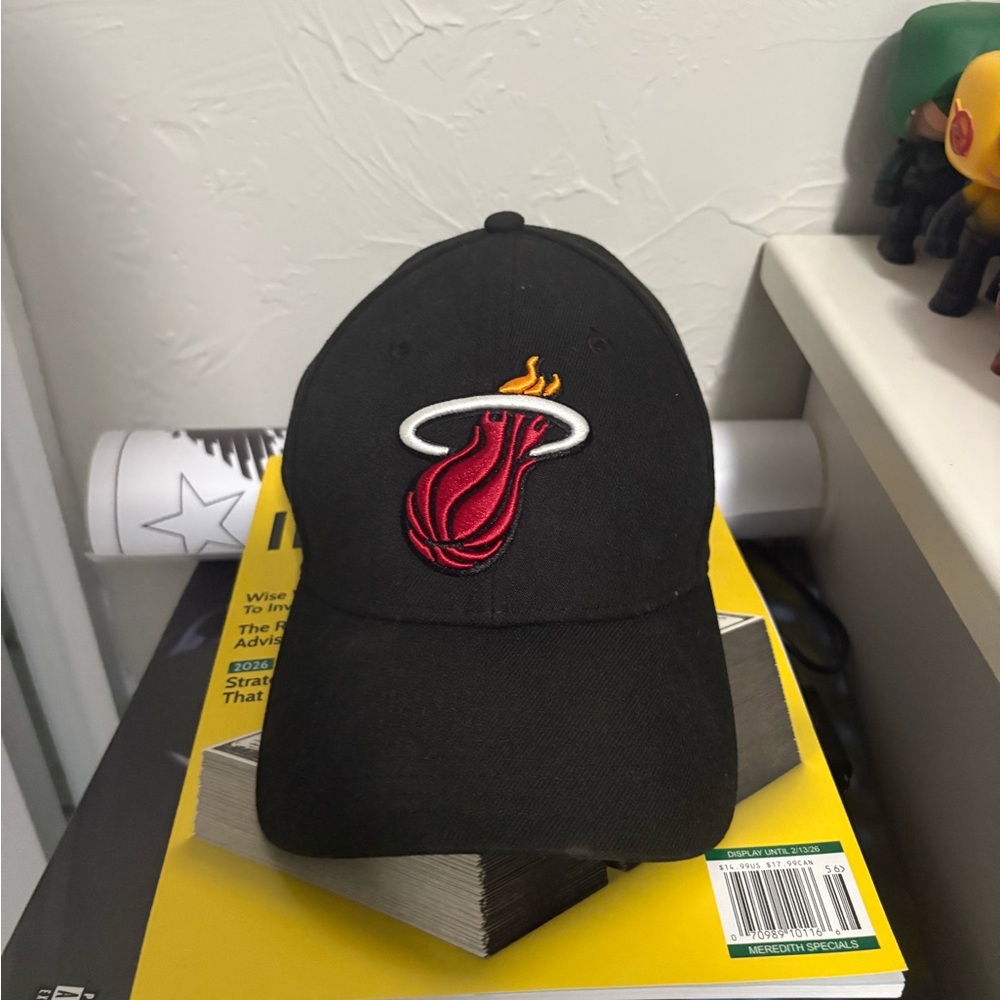 Black Cap with Red and White Logo